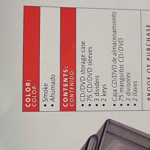 Innovera CD/DVD Storage Case - Picture 4 of 4